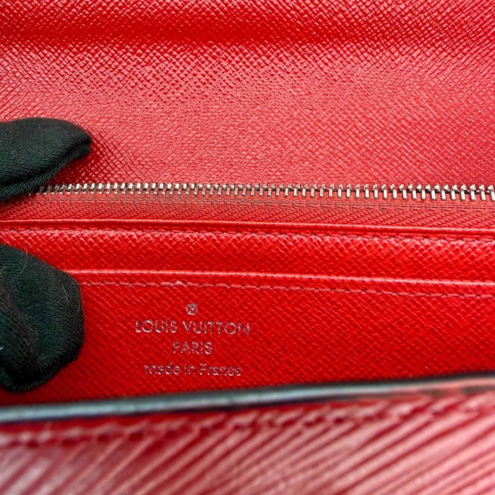 Louis Vuitton Twist Epi Leather Coquelicot Clutch Wallet with Chain - Picture 12 of 16